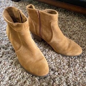 Sole Society suede booties
